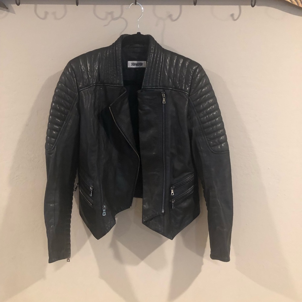 Leather Moto Jacket